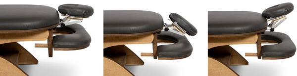 Therapieliege Relax Sensation Simplex, Einstellunge