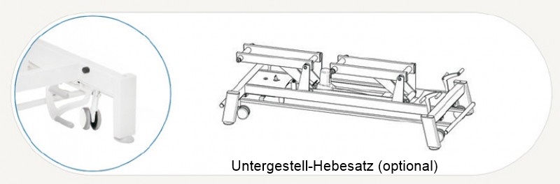 Untergestell Radhebesatz