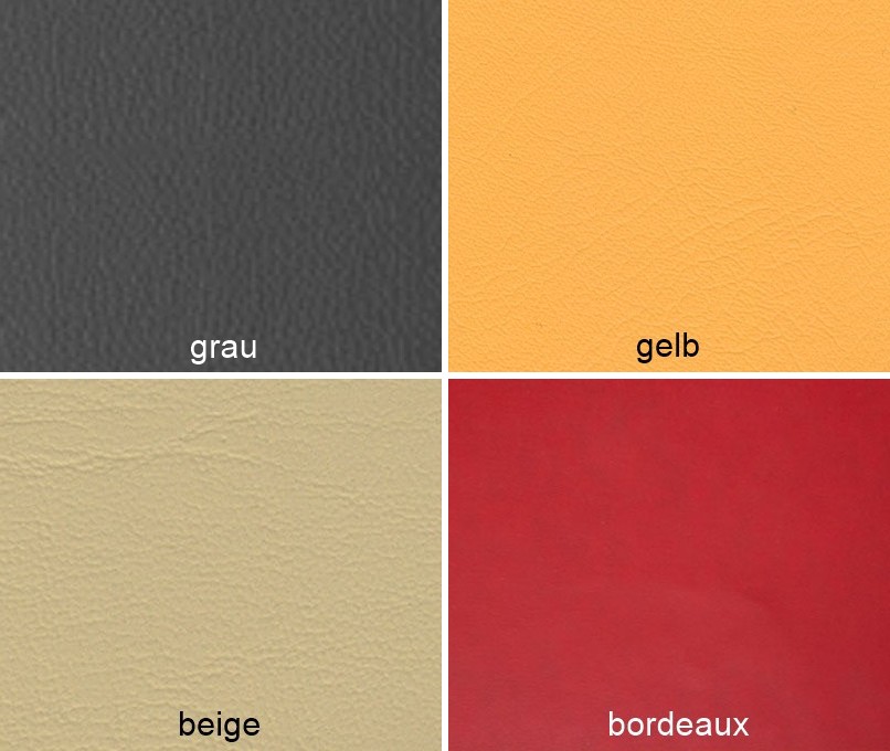 Liegenbezüge Massageliege Basic Set grau, beige, gelb, bordeaux