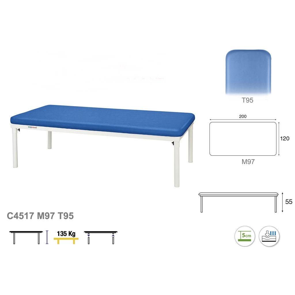 Therapieliege C4517 - Technische Details Ecopostural