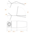 Therapieliege Stockholm, 5-Segmente - Dachstellung - ClapTzu