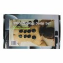 Hot Stone Massagestein-Set - 36-teilig mit Bambusbox