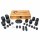 Hot Stone Massagestein-Set - 45-teilig mit Bambusbox