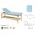 Massageliegen Einrichtungs-Komplettset aus Holz | PACK02