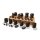 Hot Stone Massagestein-Set - 54-teilig mit Bambusbox