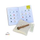 Joya - Massagestift Set | Nephrit (Jade) Nussholz