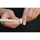 Joya - Massagestift Set | Bergkristall Nussholz