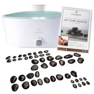 Hot Stone - Profi-Set mit Wärmegerät Caldera