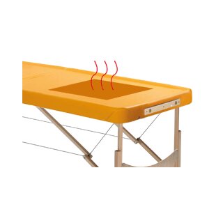mit erwärmbarer Liegefläche