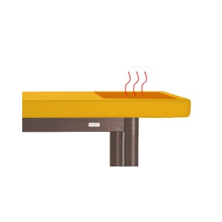 Erwärmbaree Liegefläche