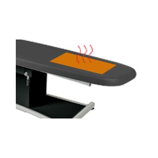 erwärmbare Liegefläche
