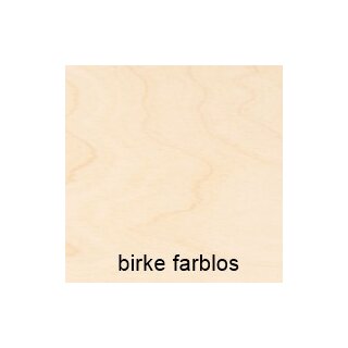 Birke Multiplex geölt: farblos